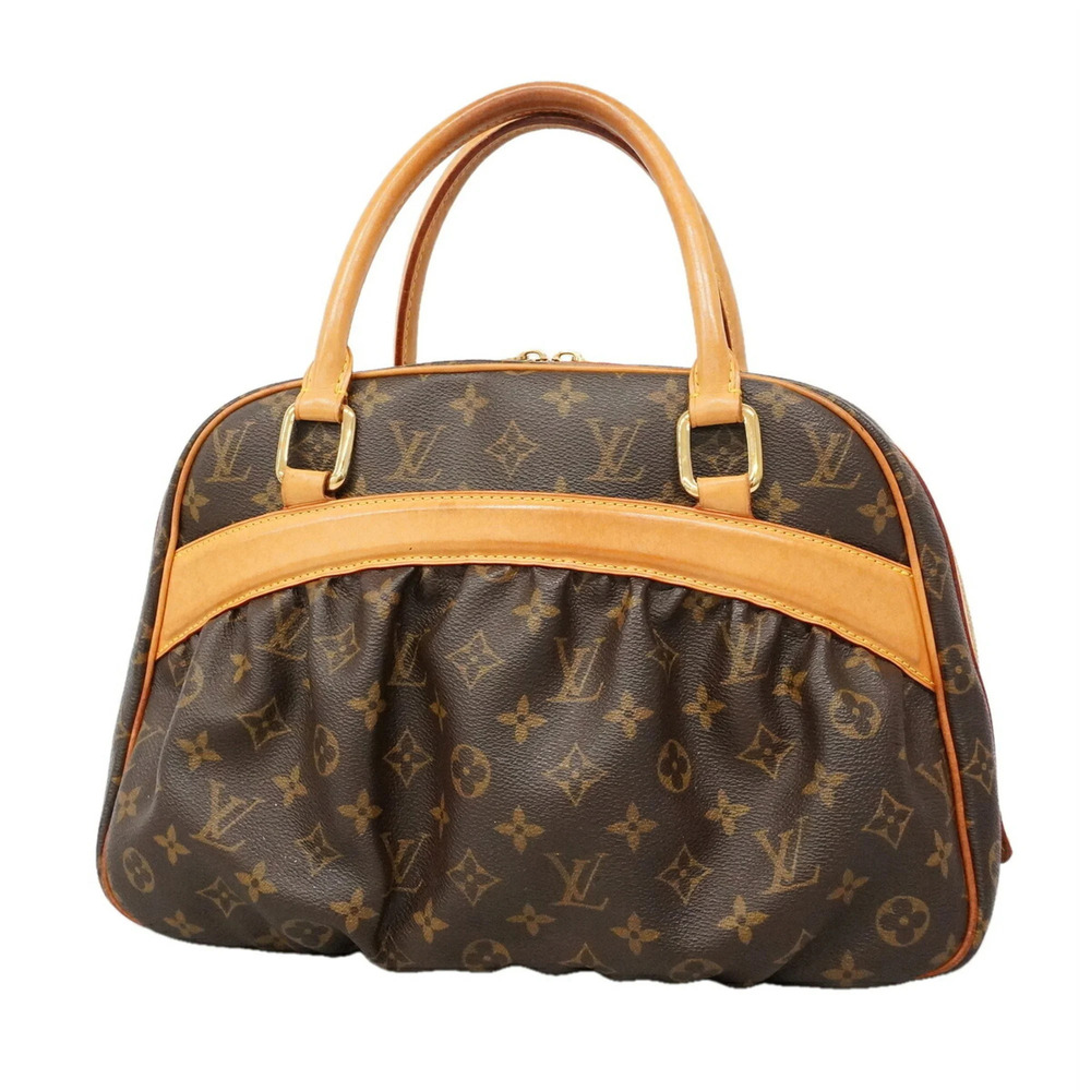 Louis Vuitton Monogram Mitsui Handbag M40058 Brown Women's P3645761